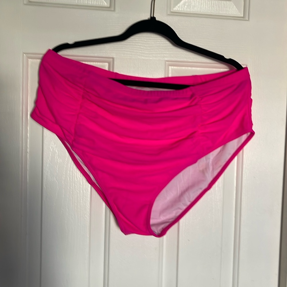 Pink bikini bottom